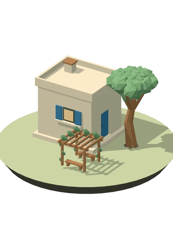 Mediterranean island theme
